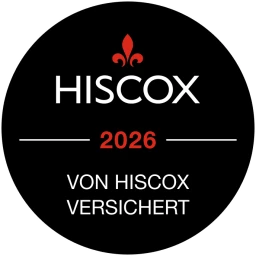Hiscox Versicherungssiegel 2026 – Von Hiscox versichert